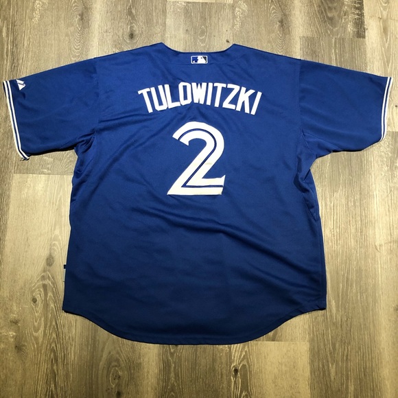Troy Tulowitzki majestic BlueJays jersey men’s XL - Picture 3 of 4